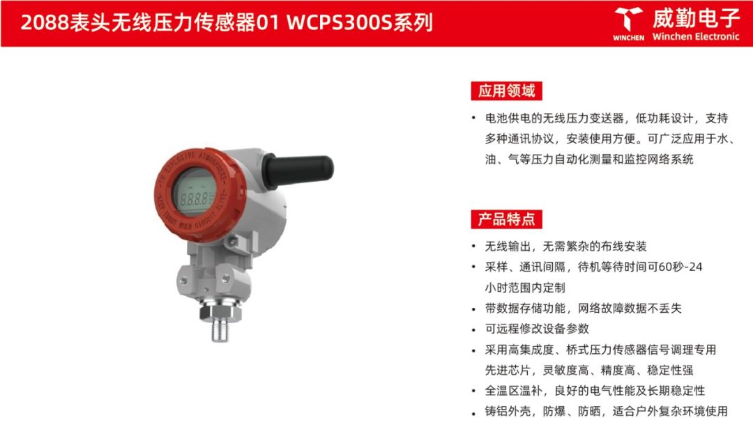2088表頭無線壓力傳感器